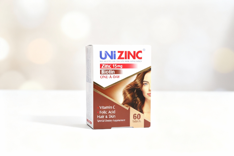 حعبه قرص زینک برای تقویت مو